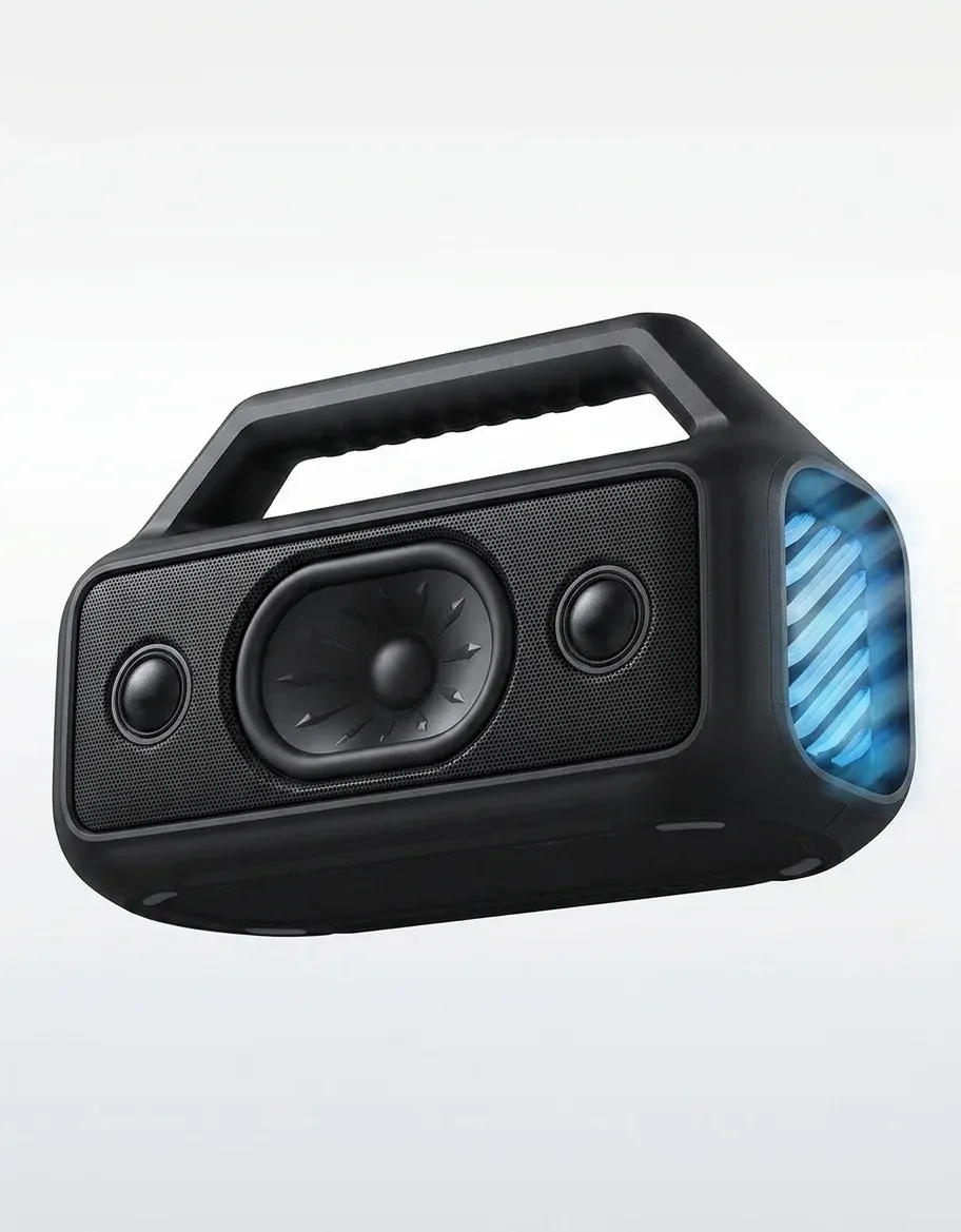 Schwarzer Soundcore Boom 2 Lautsprecher