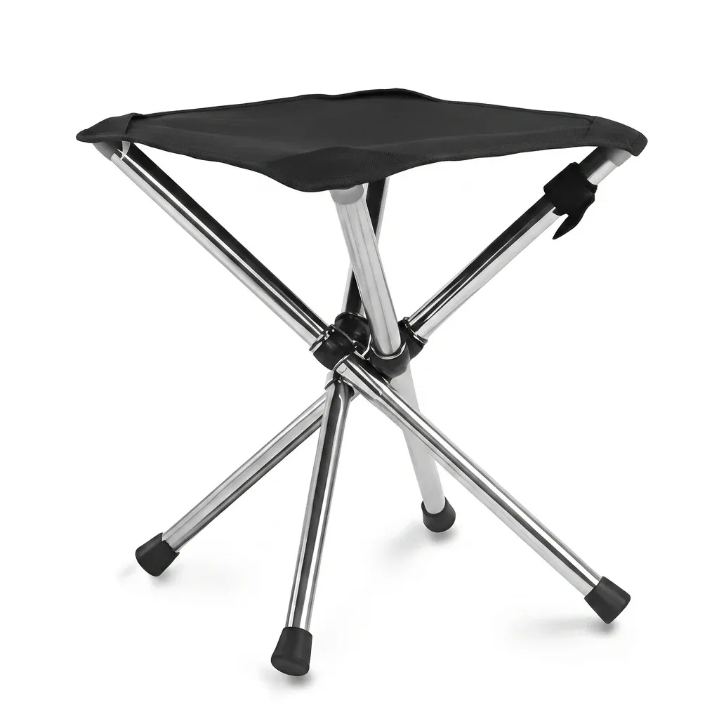 WESTTUNE faltbarer Outdoor-Hocker aus Edelstahl