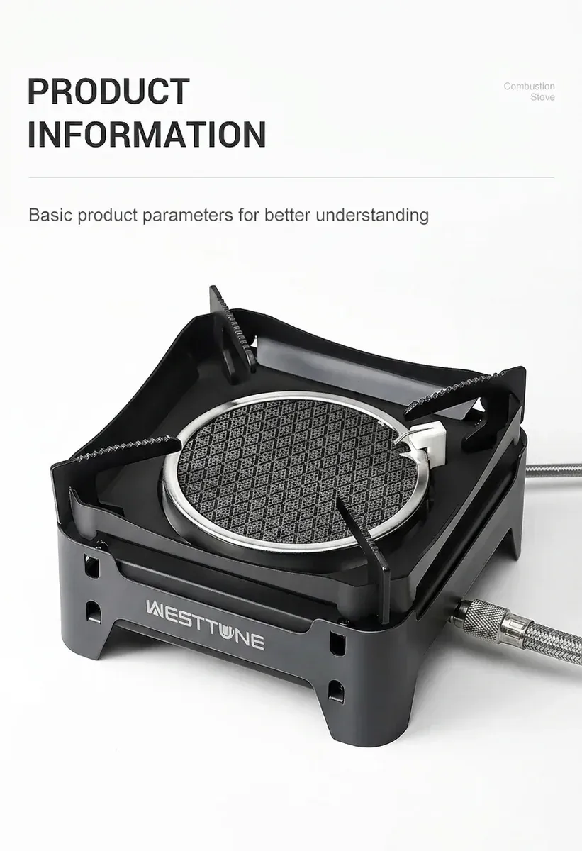 WESTTUNE Outdoor-Gaskocher mit 3600 W und Zündung