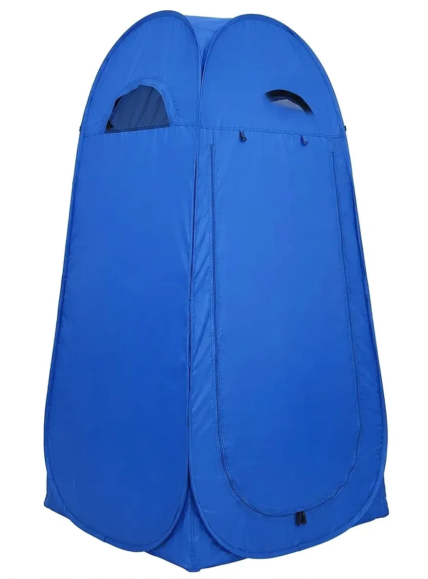 WESTTUNE Pop-up Sichtschutz-Zelt blau freistehend