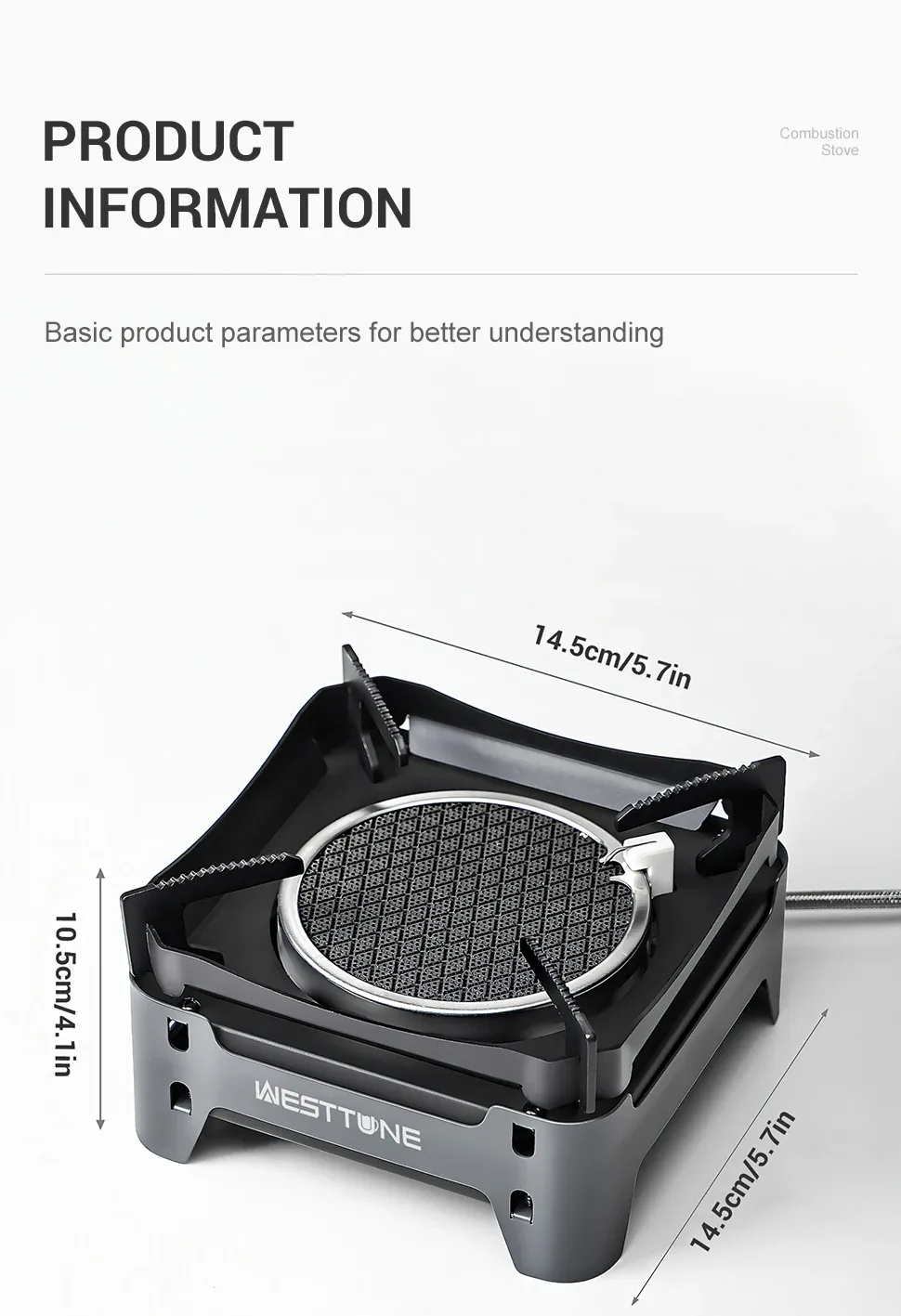 WESTTUNE Outdoor-Gaskocher mit 3600 W und Zündung