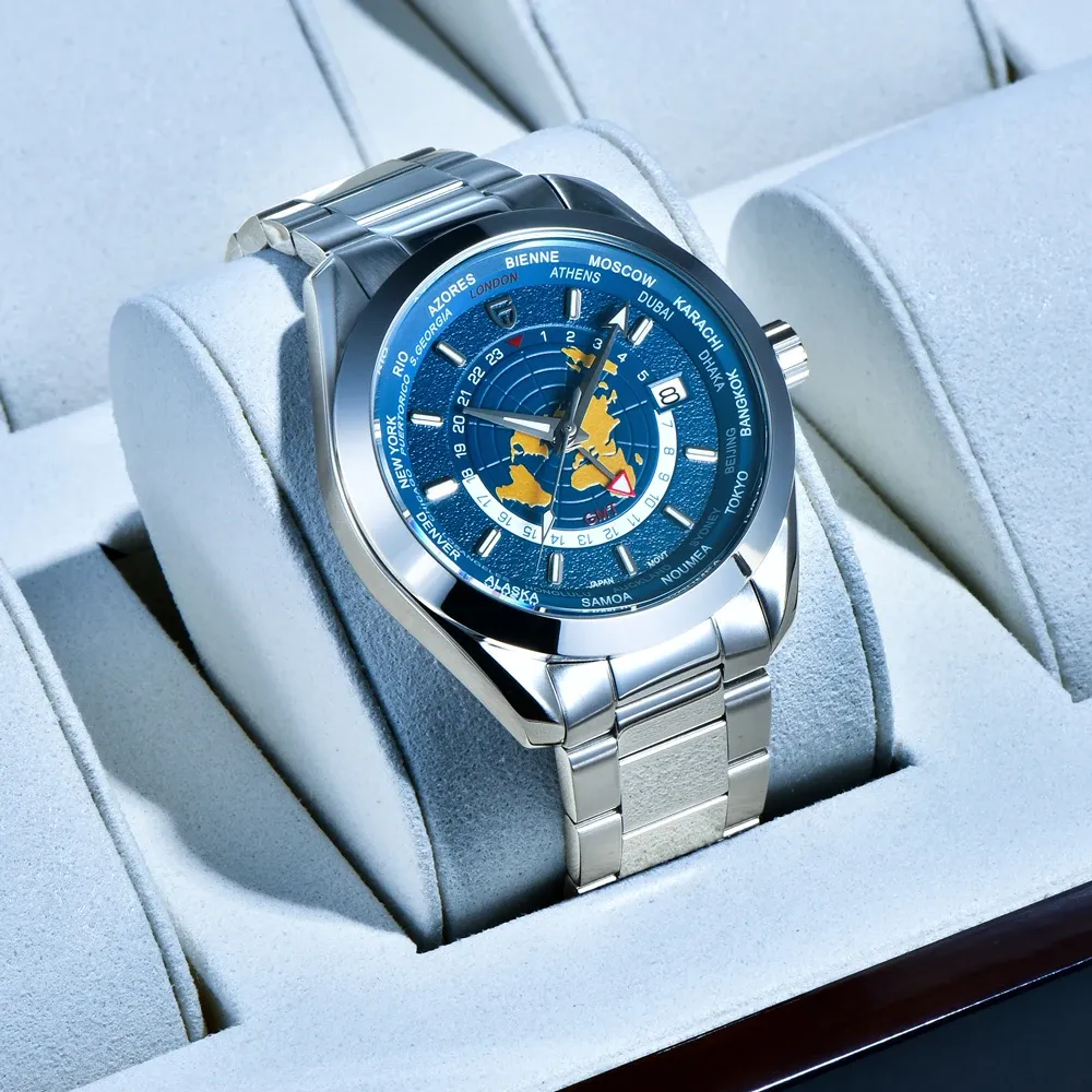 PAGANI DESIGN 1788 Automatik-Herrenuhr mit Saphirglas und Edelstahlgehäuse