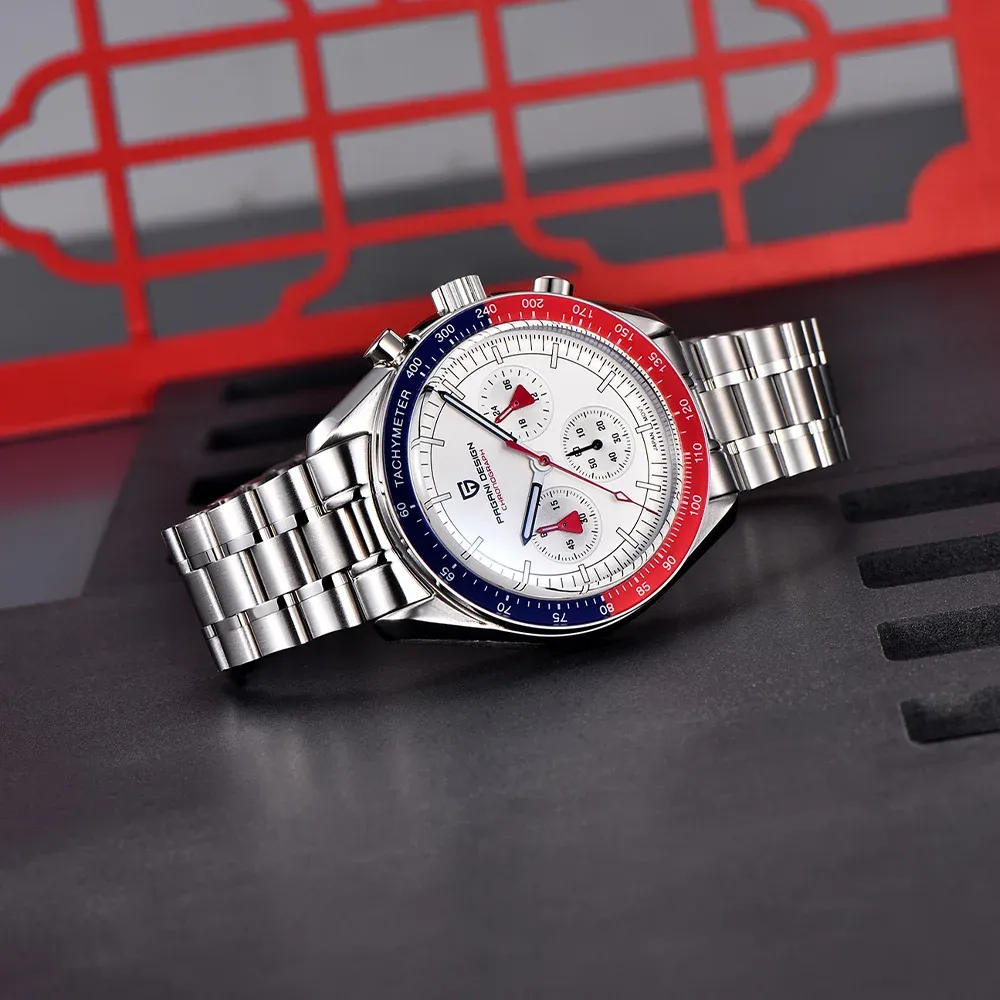 PAGANI DESIGN VK63 Herren-Chronograph mit Saphirglas