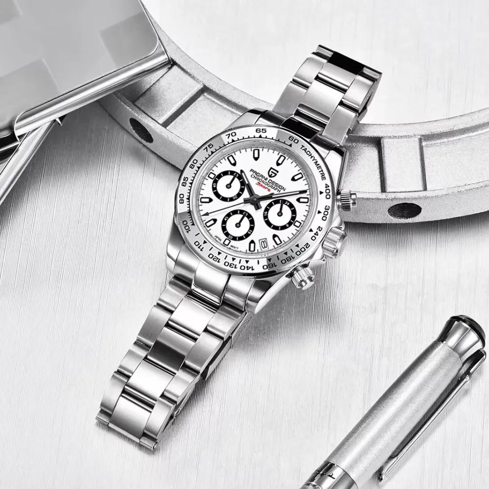 PAGANI DESIGN 40-mm Quarzchronograph mit Saphirglas