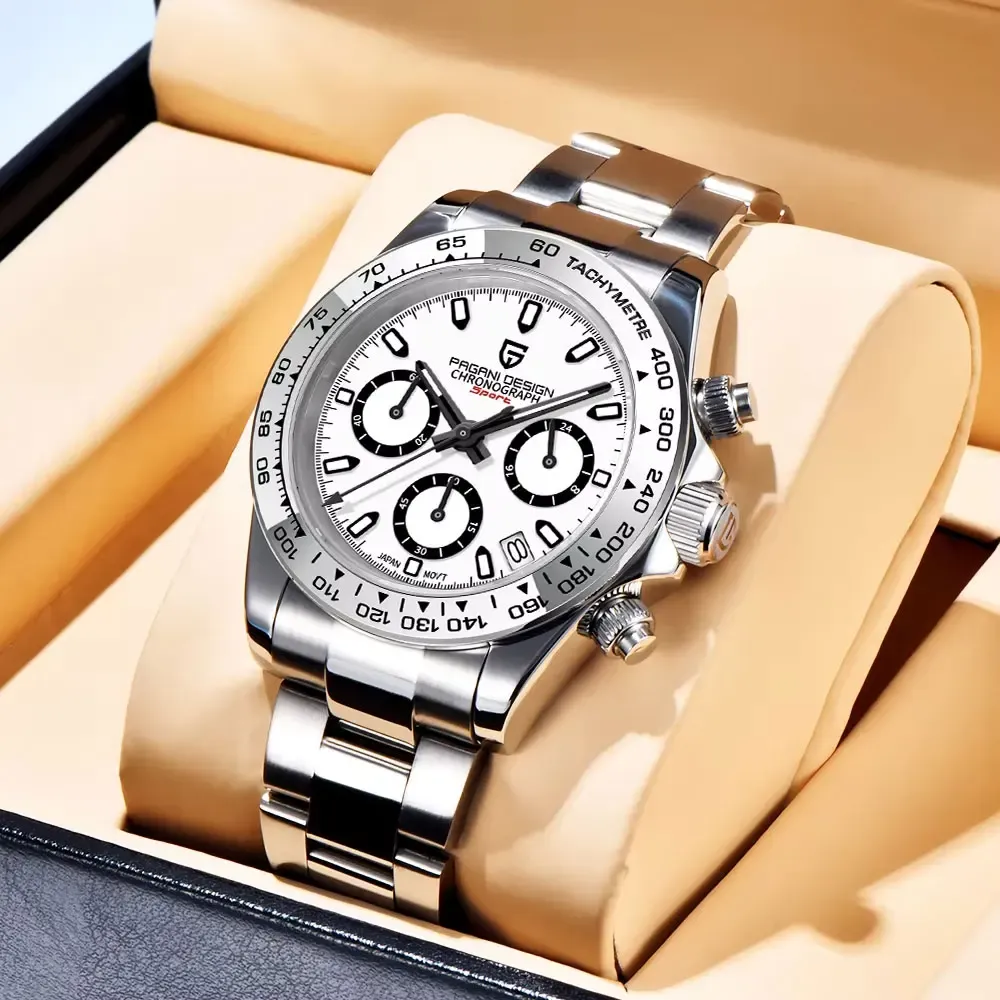 PAGANI DESIGN 40-mm Quarzchronograph mit Saphirglas