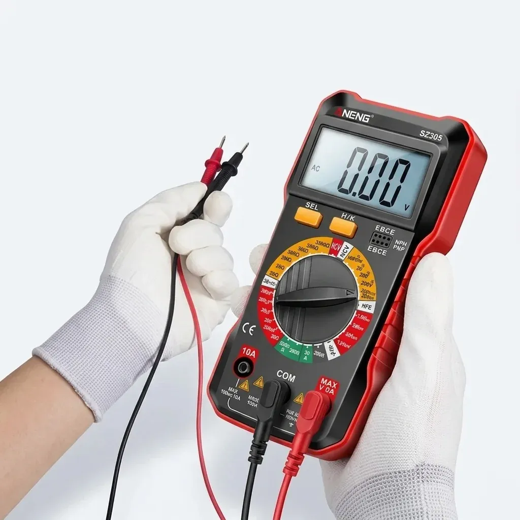 Multimeter ANENG SZ305 schwarz rot