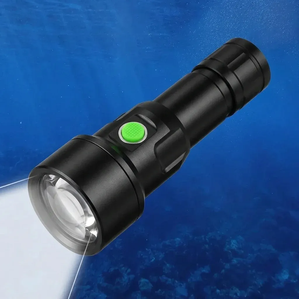 Sofirn SD09L Tauchlampe auf weißem Hintergrund