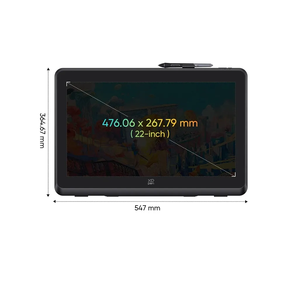 Matte Schutzfolie für XP-PEN Artist 22 Plus, 2er-Set