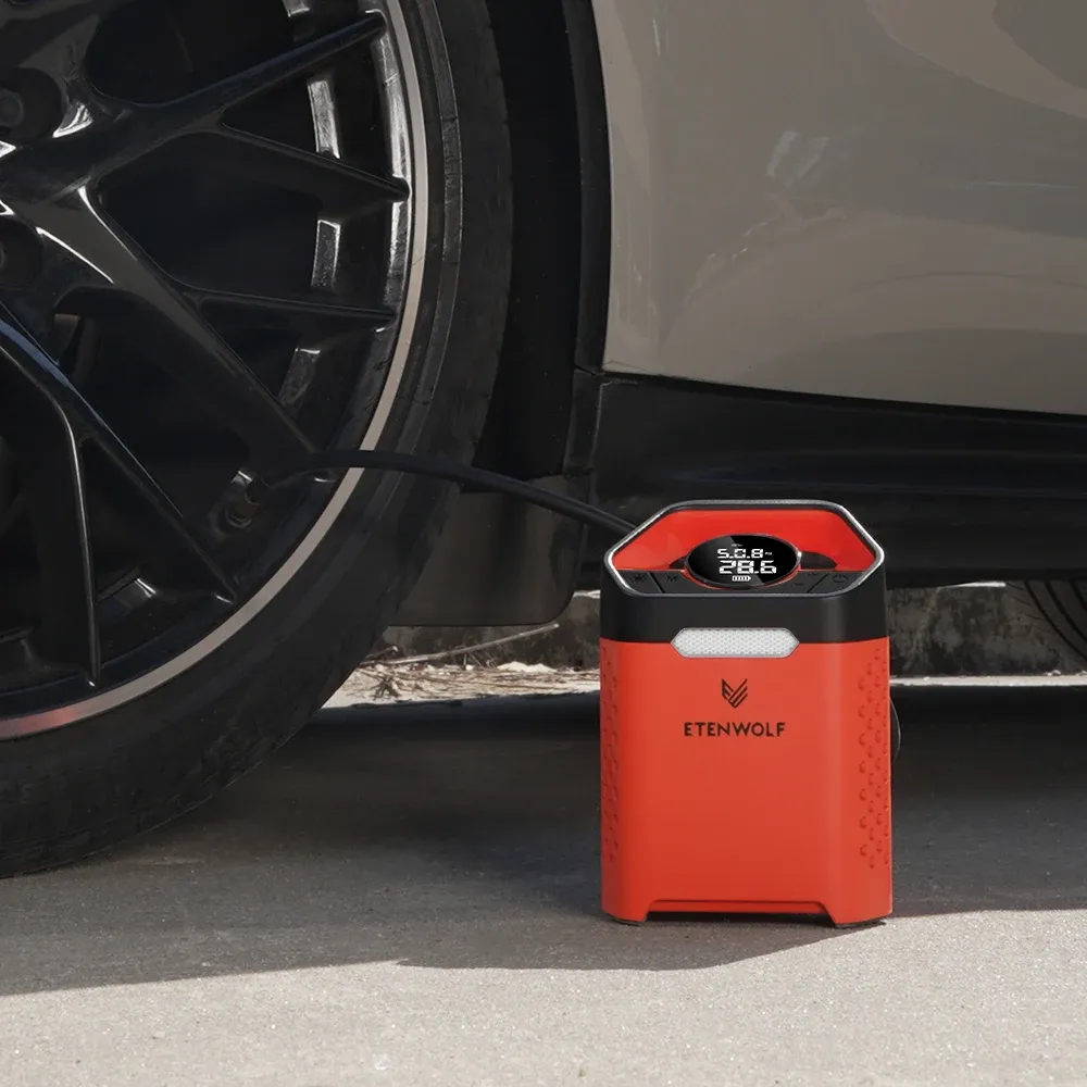 ETENWOLF V3 mobiler Reifenkompressor mit 160 PSI
