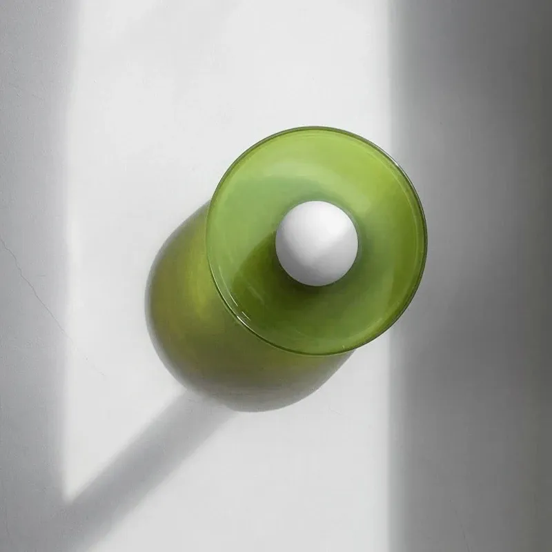 Minimalistische Glas-Wand- und Deckenleuchte mit G9-LED