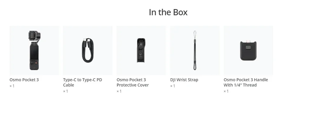 DJI Osmo Pocket 3 kompakte 4K-Gimbal-Kamera