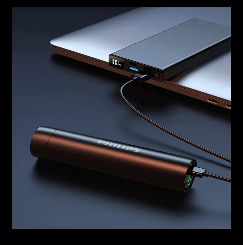 Philips SFL2202 Mini-Taschenlampe mit 3000-mAh-Akku