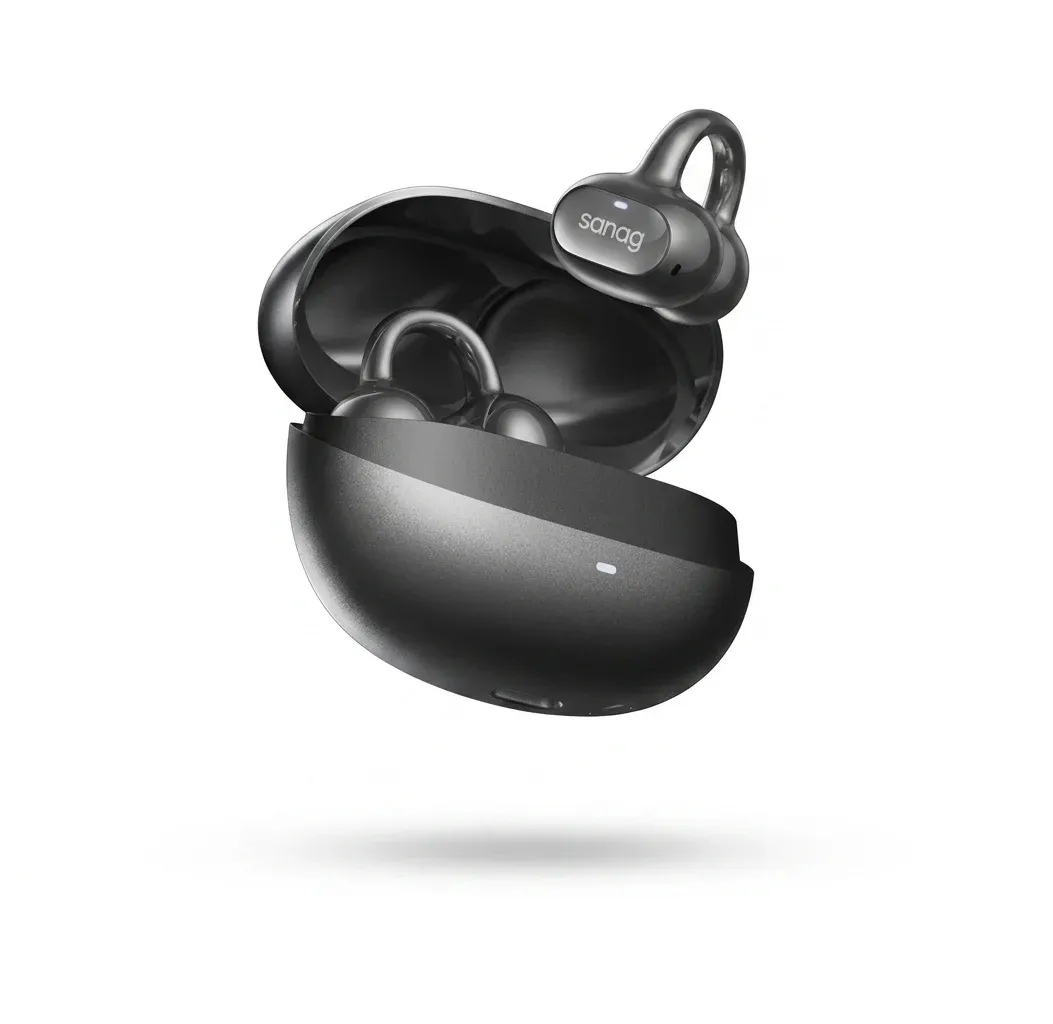 Sanag S8S Open-Ear Clip-Kopfhörer im Ladecase