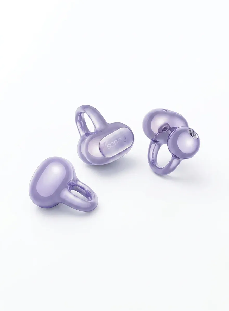 Sanag S8S Open-Ear Clip-Kopfhörer lavendel