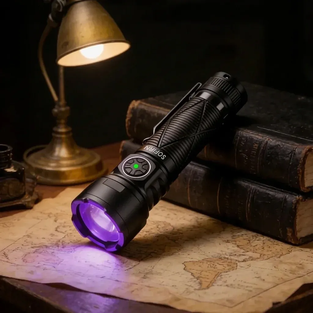Sofirn SR15 UV Taschenlampe schwarz
