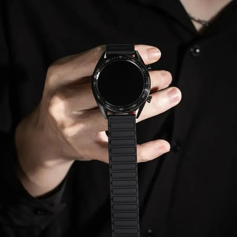 North Edge 22-mm Silikon-Magnetarmband für APACHE-46