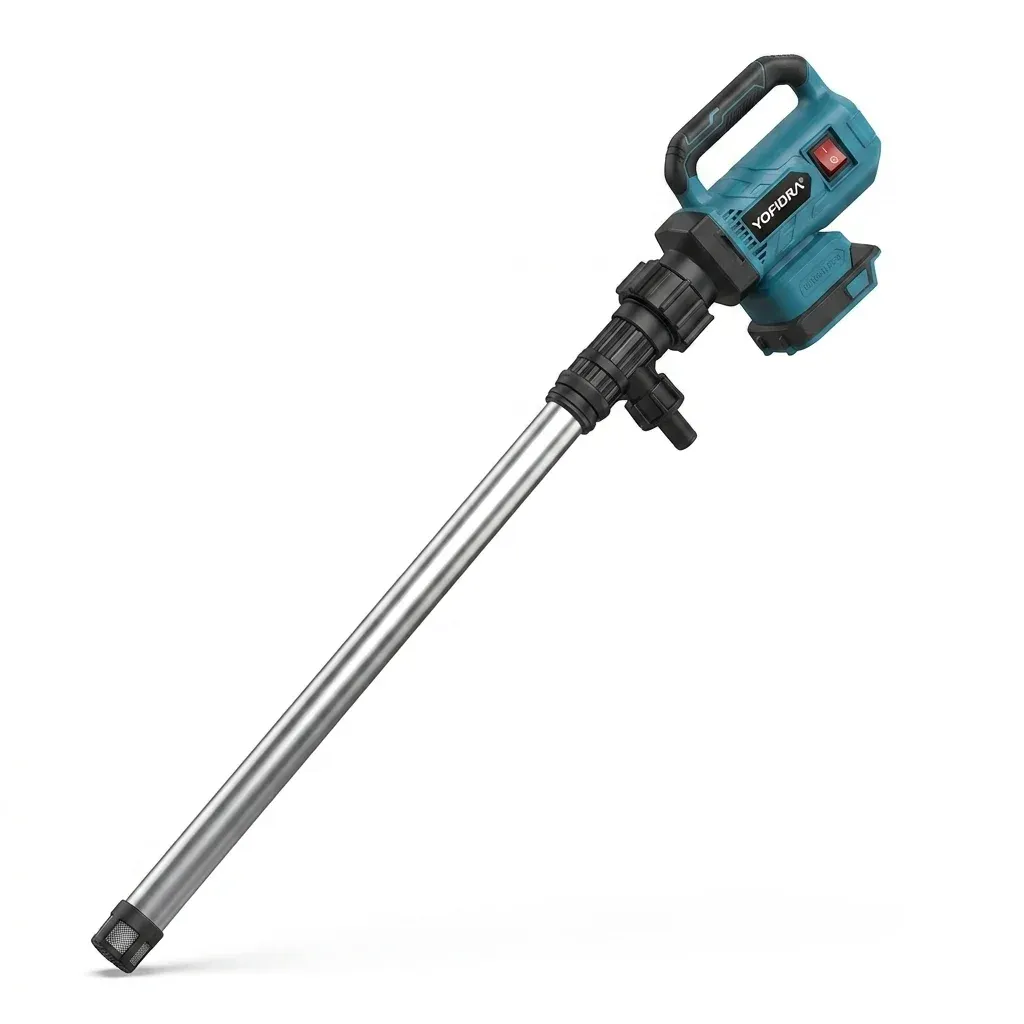 Yofidra kabellose Brushless-Transferpumpe auf Weiß