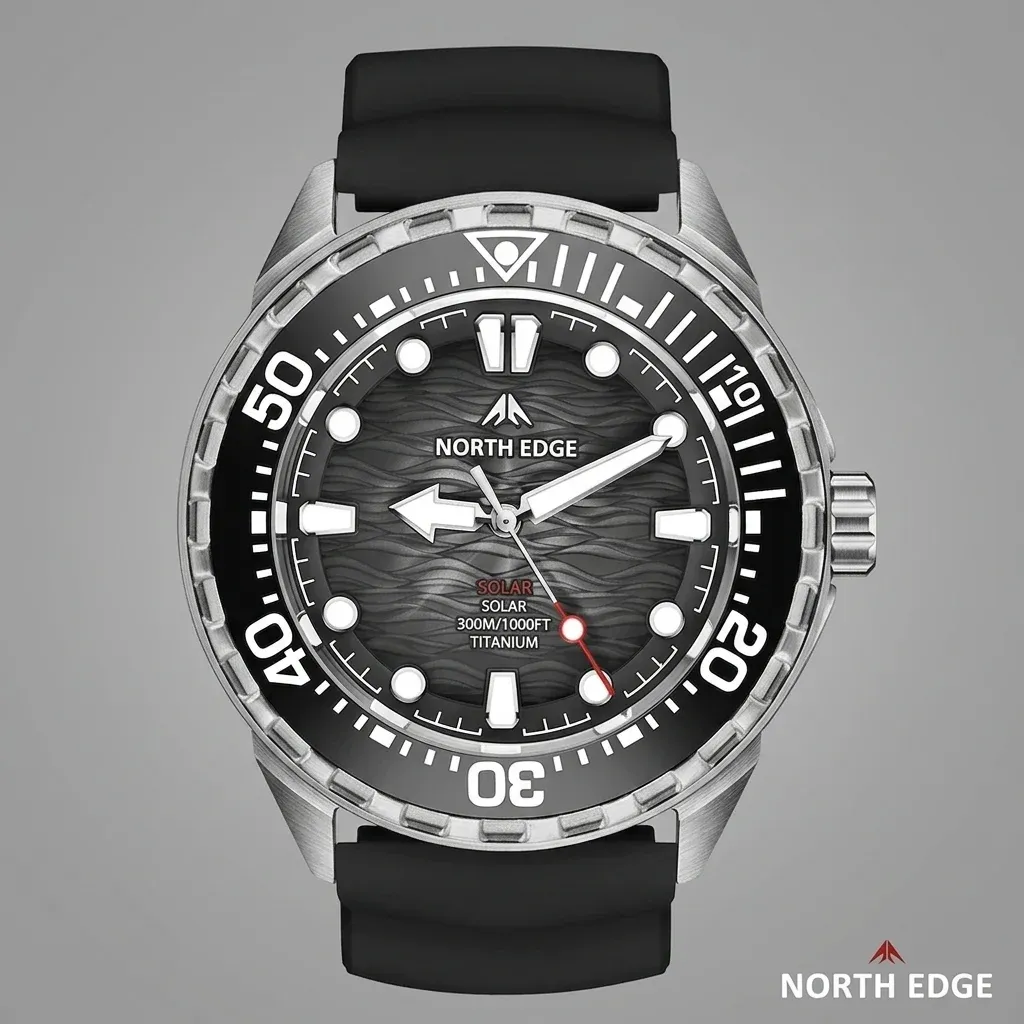 North Edge Triton-Ti Taucheruhr Titan