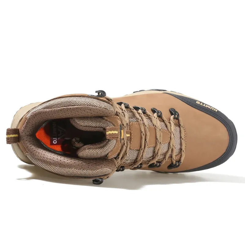 HUMTTO wasserdichte Leder-Hikingschuhe für Männer