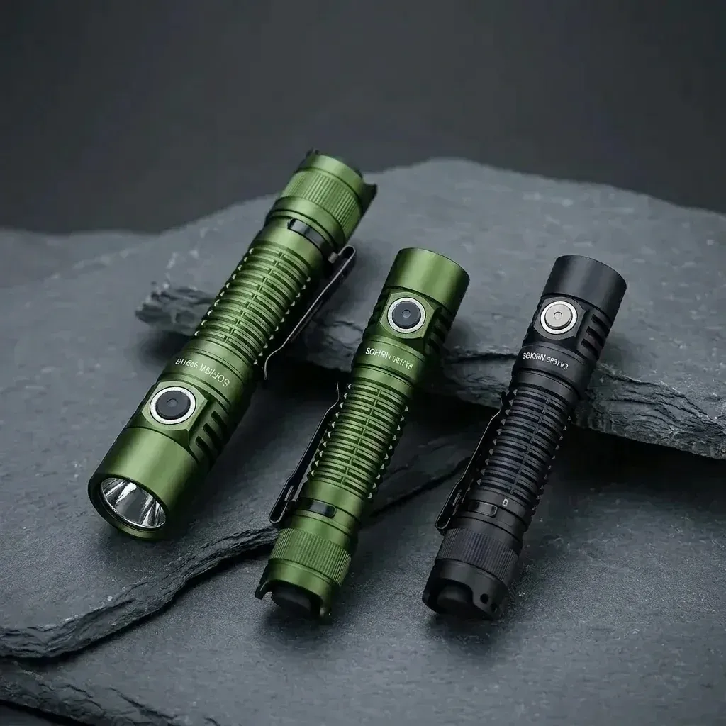 Sofirn SP31 V3.0 LED-Taschenlampen im Studio