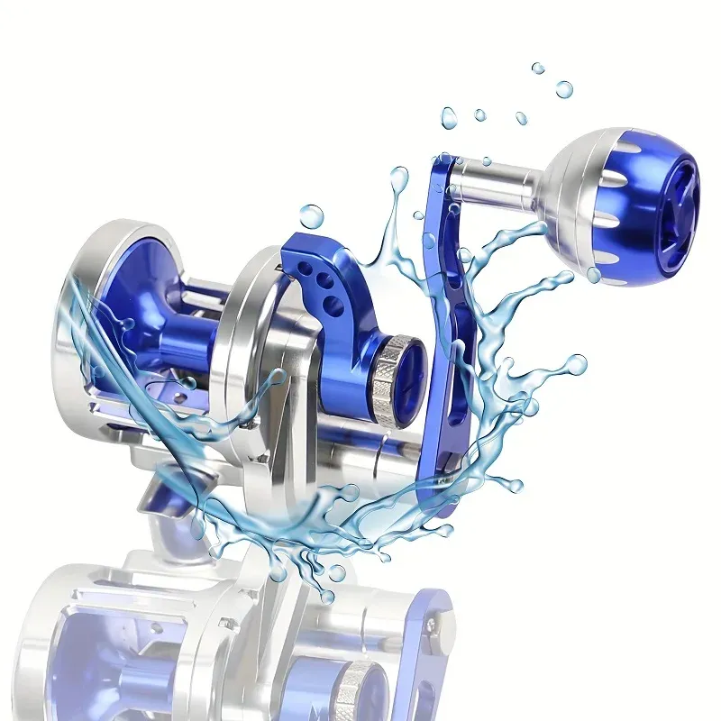 Topline Vollmetall-Jiggingrolle für Salzwasser