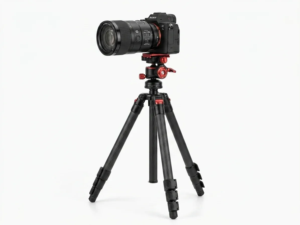 Freewell Carbon-Reisestativ mit Kugelkopf auf Weiß