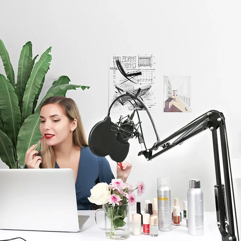 MAONO Mikrofon-Boomarm aus Metall für Streaming und Podcast