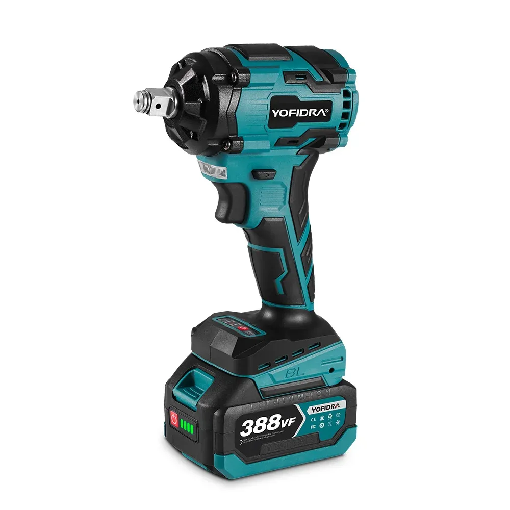 Yofidra Akku-Schlagschrauber 1/2 Zoll mit 1000 Nm