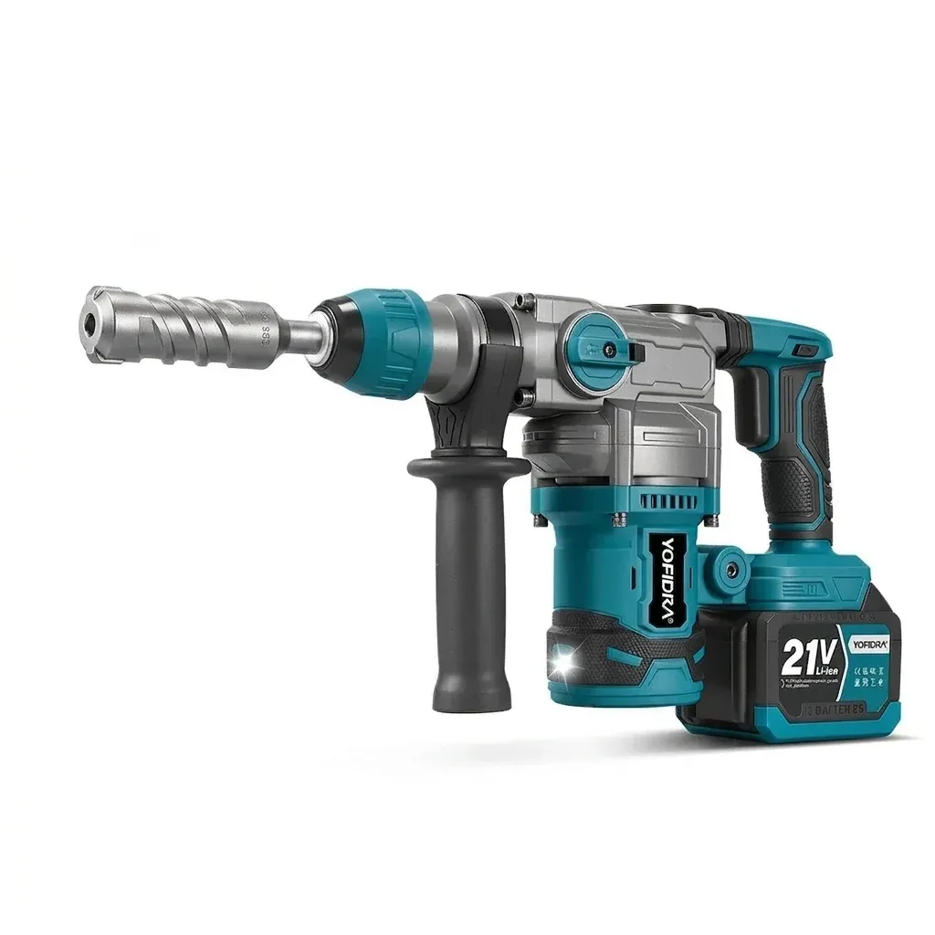 YOFIDRA 26-mm Akku-Bohrhammer Studioaufnahme