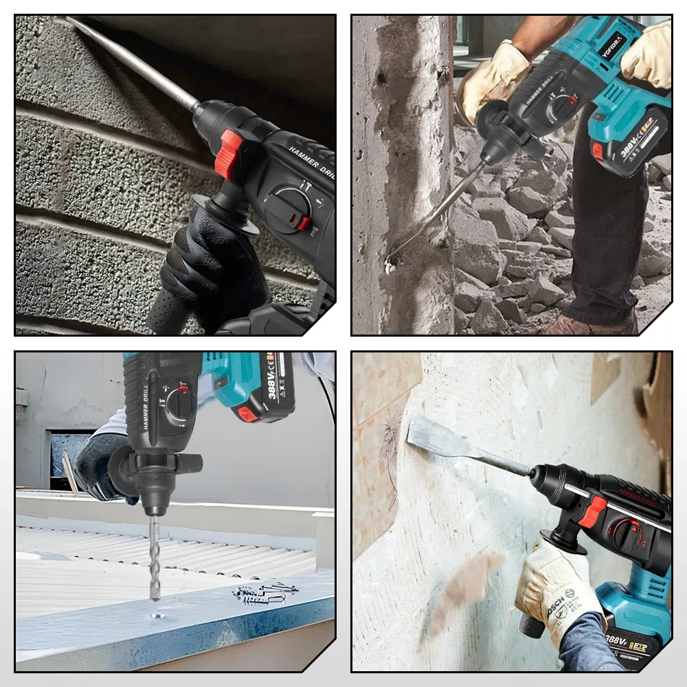 Yofidra 26-mm Akku-Schlagbohrer für Makita-18V-System