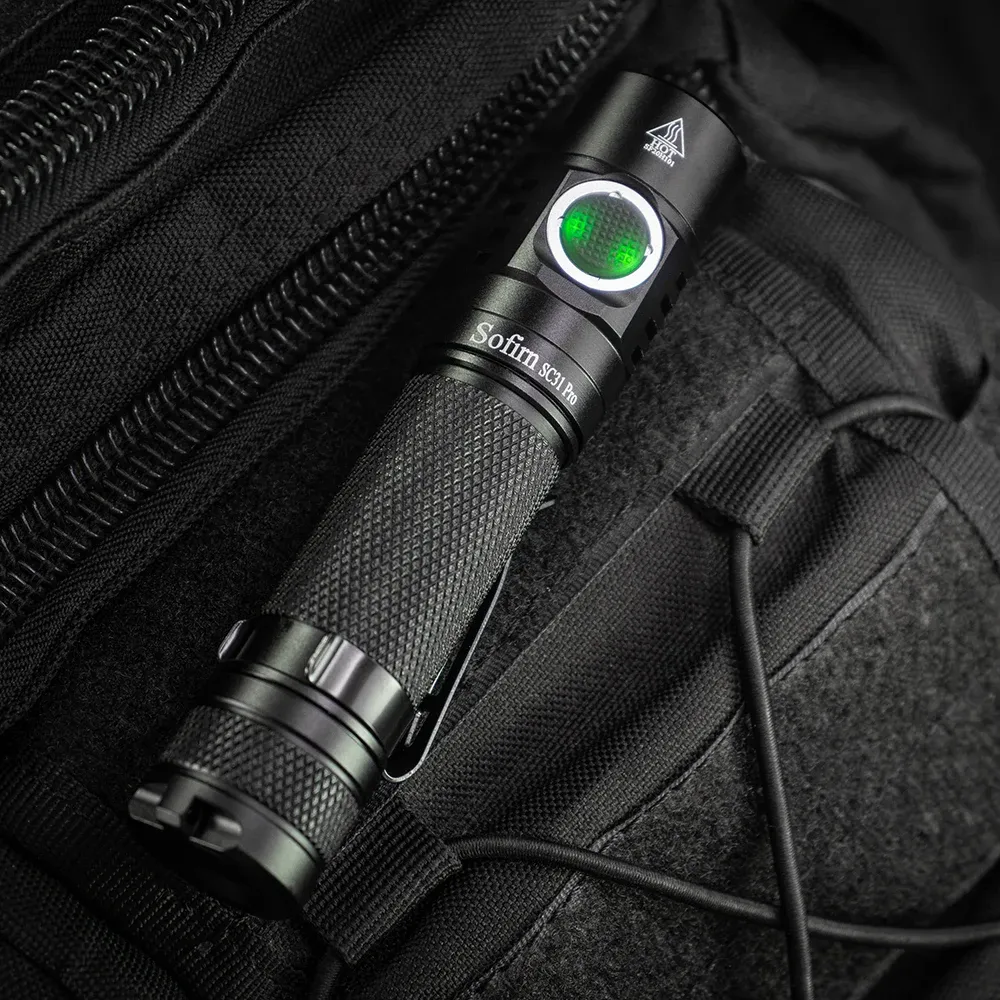 Sofirn SC31 Pro kompakte EDC-Taschenlampe mit Anduril und USB-C