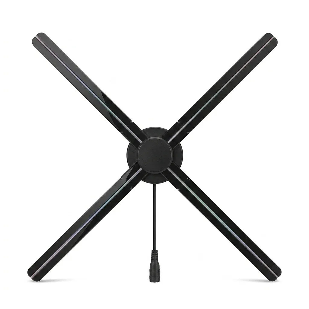 42-cm holografischer LED-Fan zur Wandmontage