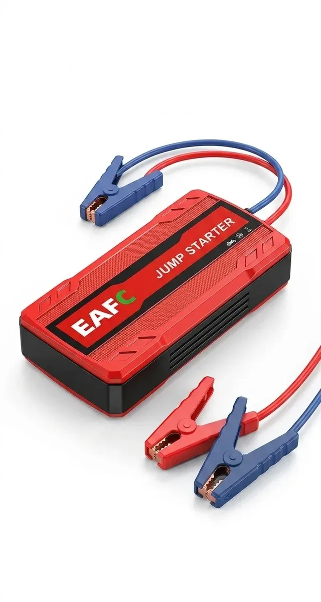 EAFC Starthilfe-Booster mit Kabelklemmen