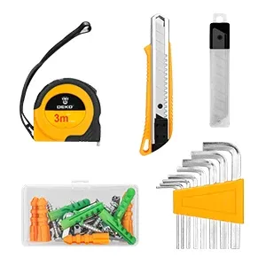 DEKO 126-teiliges Akku-Bohrschrauber-Set für Haushalt und DIY