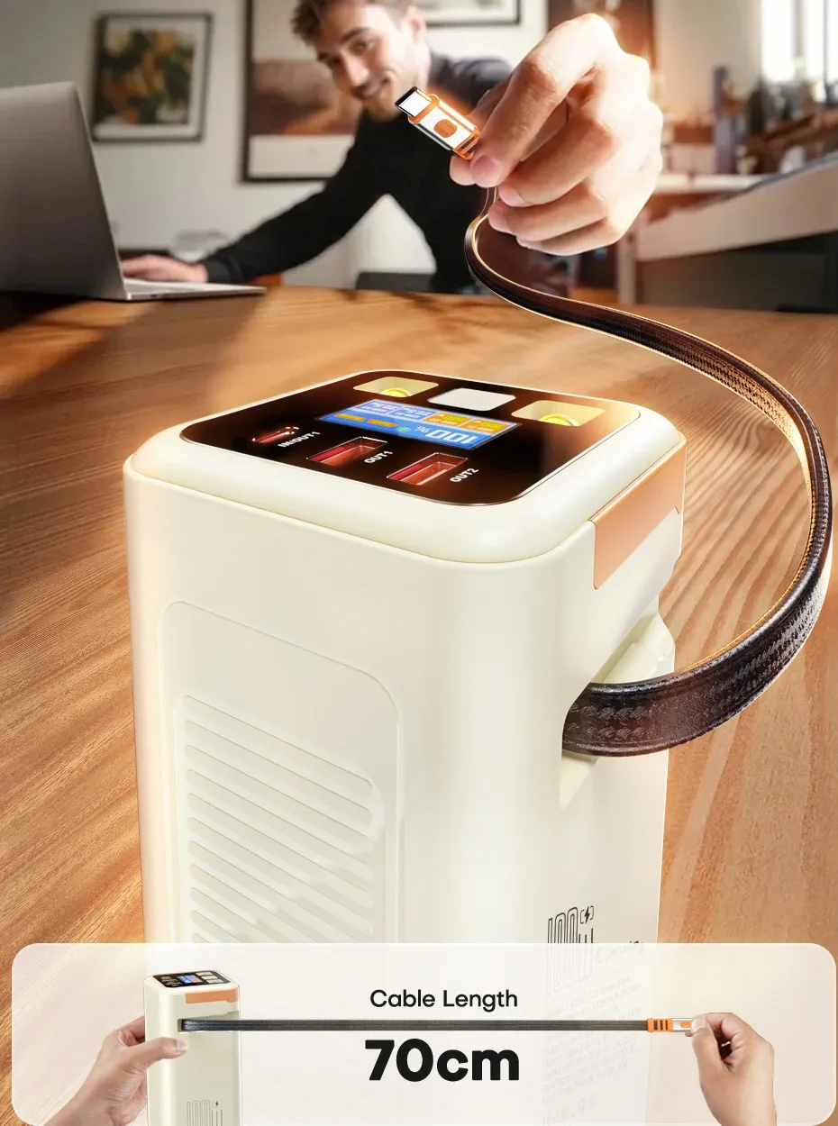 Xiaomi QOOVI 50.000-mAh Powerbank mit 100 W und Display