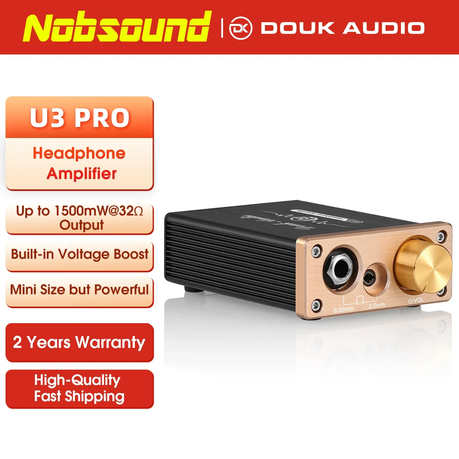 Nobsound U3PRO Class-A Kopfhörerverstärker für den Desktop