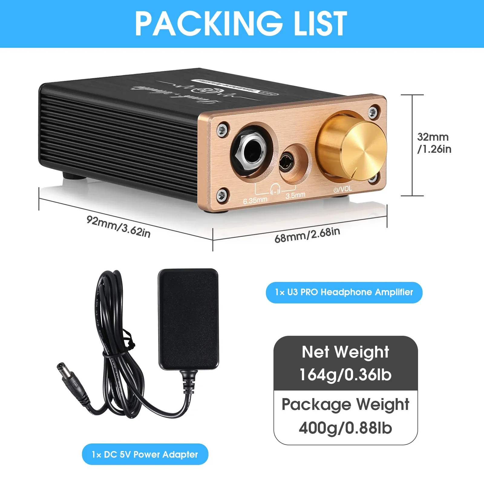 Nobsound U3PRO Class-A Kopfhörerverstärker für den Desktop