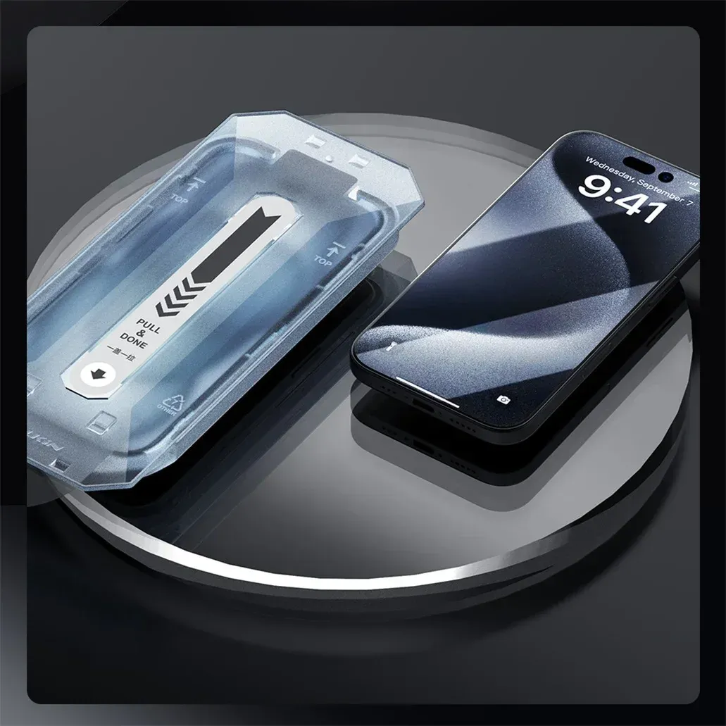 NILLKIN CP+PRO Vollflächiges Panzerglas für iPhone 16-Serie mit Montagehilfe