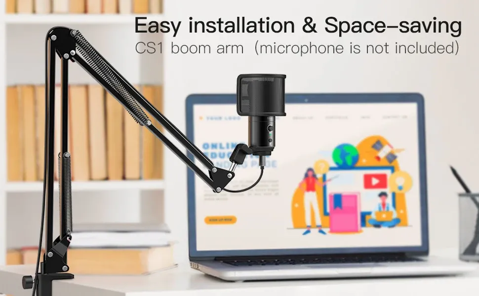 FIFINE CS1 Mikrofonarm mit Metallklemme