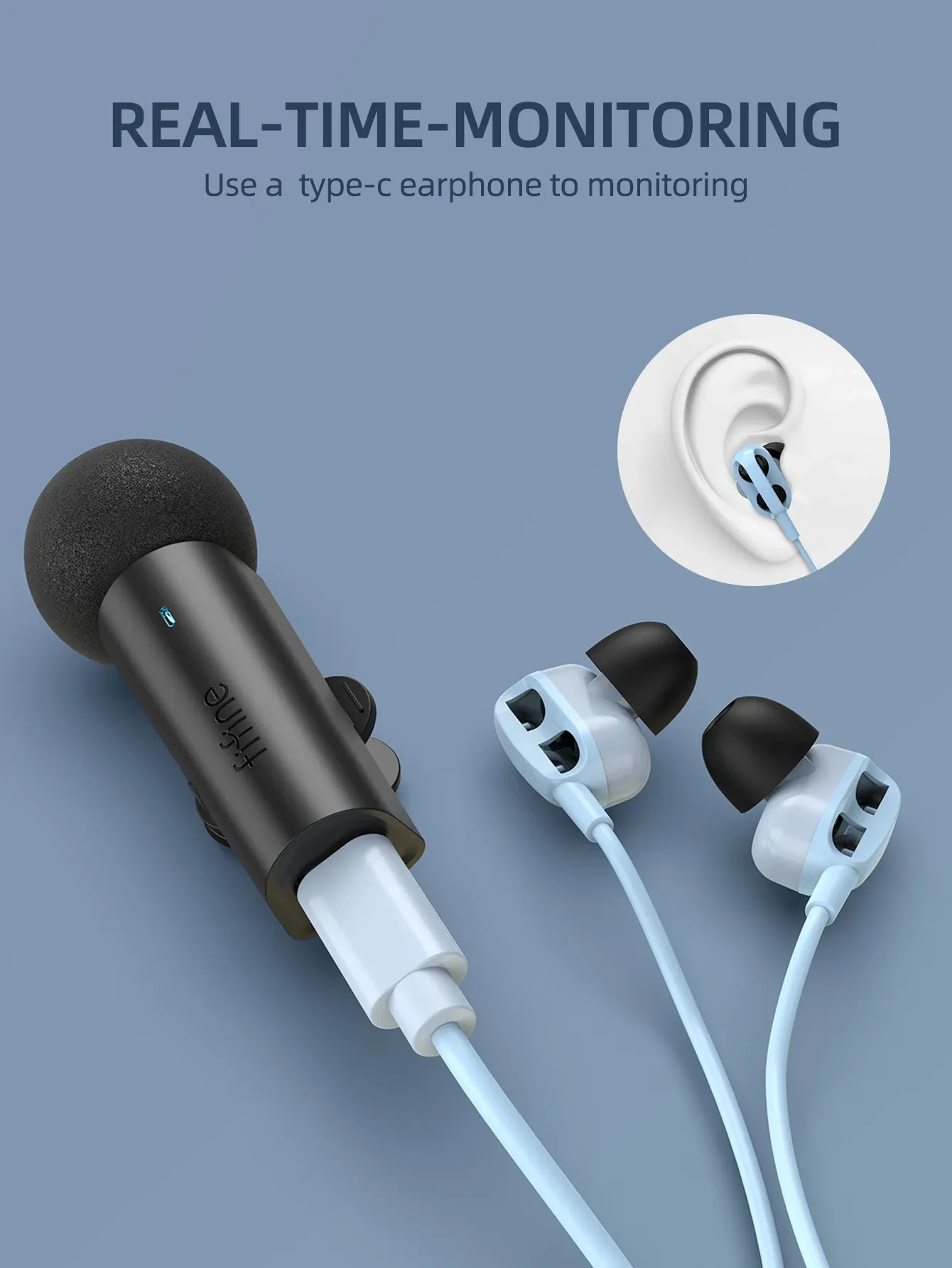 FIFINE kabelloses Ansteckmikrofon für Smartphones mit USB-C