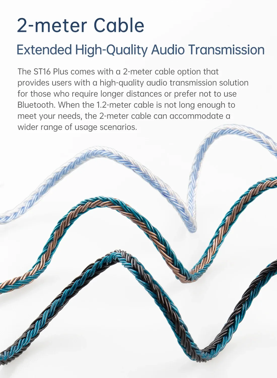 KBEAR ST16 Plus Upgrade-Kabel für In-Ear-Hörer