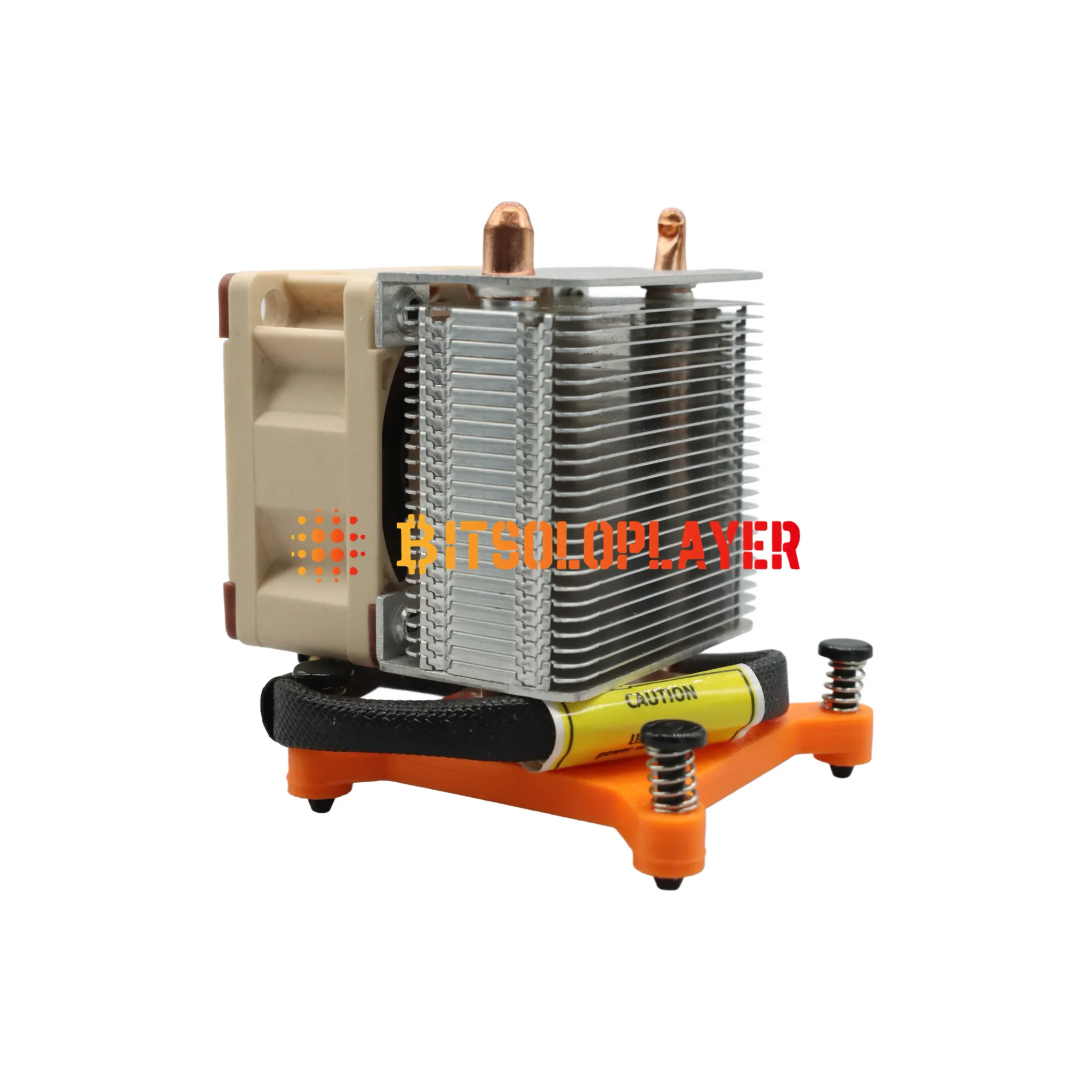 Aktiver Kühlturm mit Silent-Lüfter für Bitaxe-Open-Source-Miner