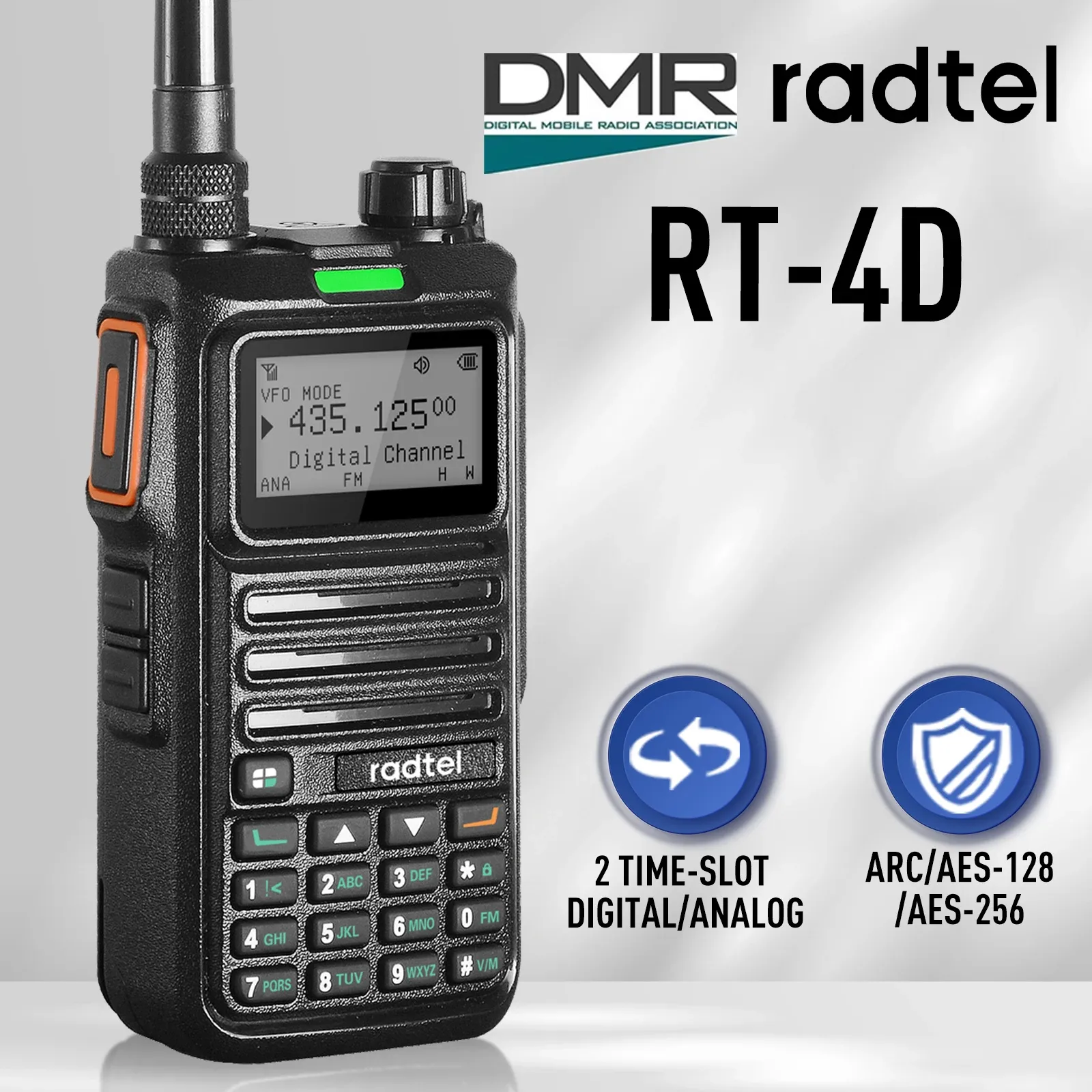Radtel RT-4D DMR-Handfunkgerät mit Dual-Mode und 1024 Kanälen