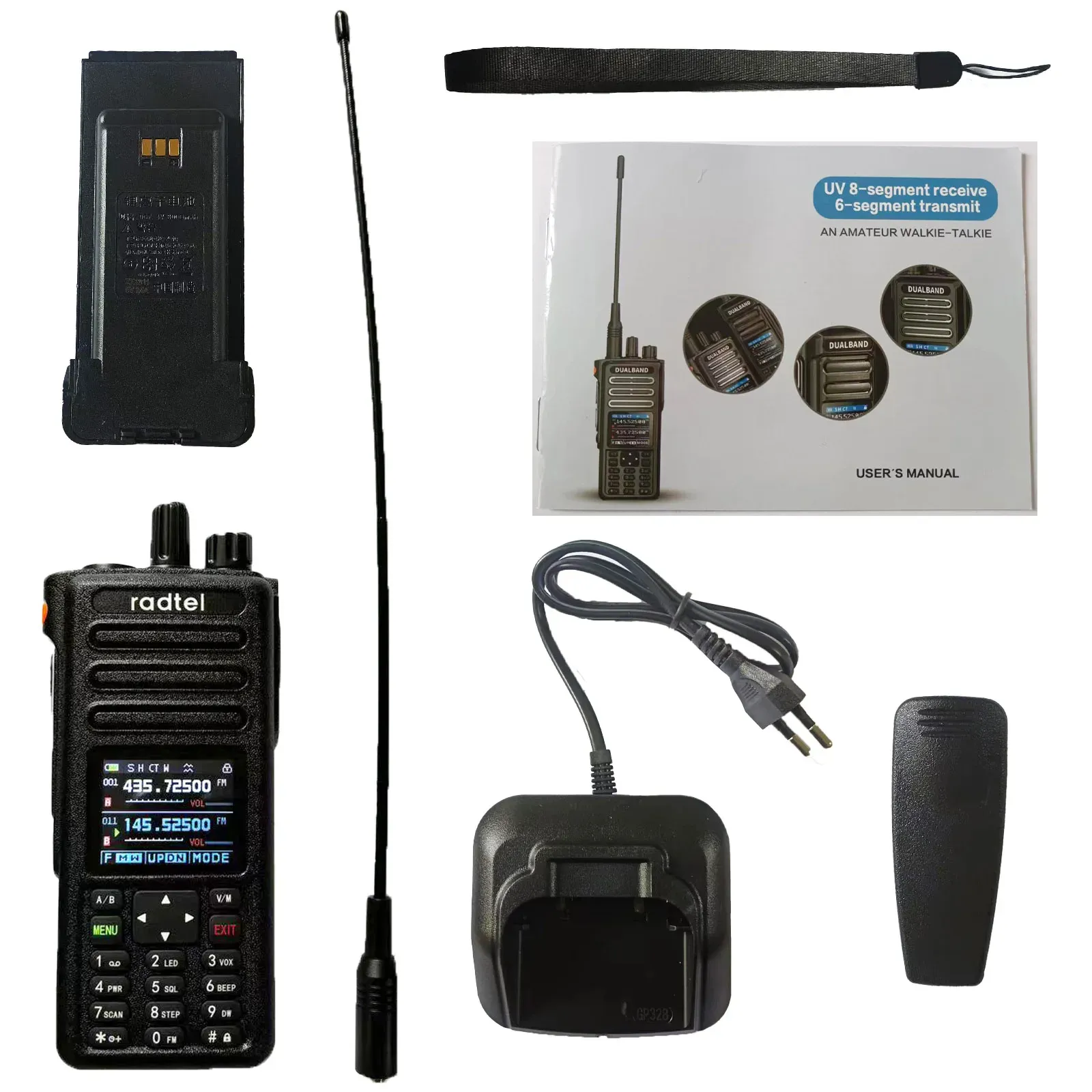 Radtel RT-730 IP67 Mehrband-Handfunkgerät mit Airband