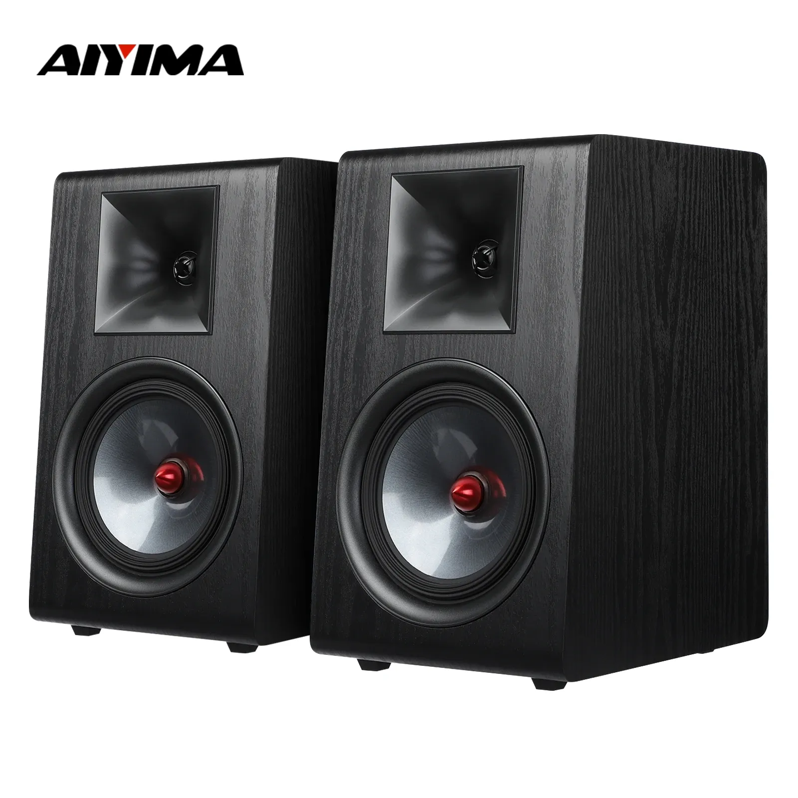 AIYIMA P600 Passiv-Regallautsprecher mit Seidenhochtöner