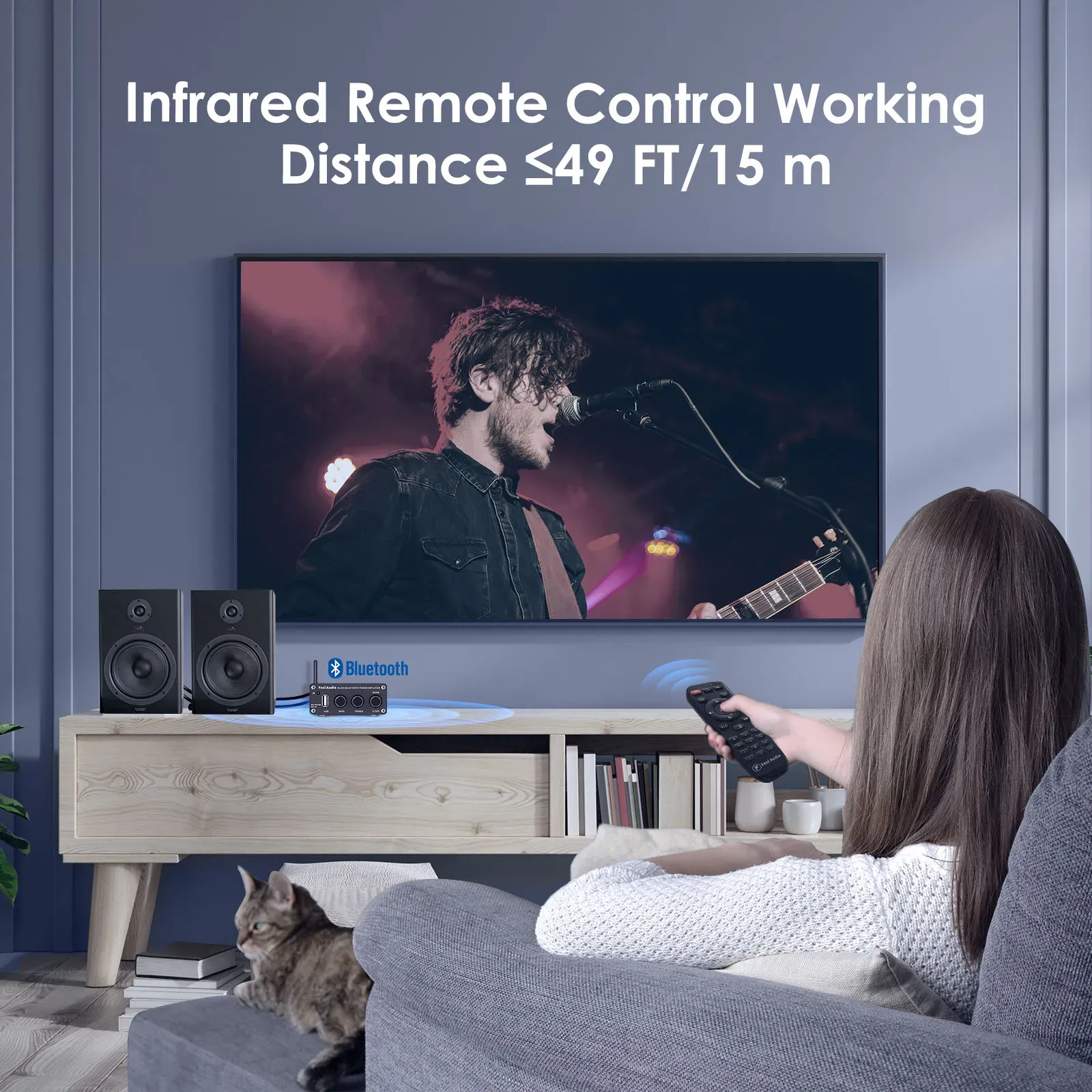 Fosi Audio BL20A Bluetooth-Verstärker für kompakte HiFi-Setups