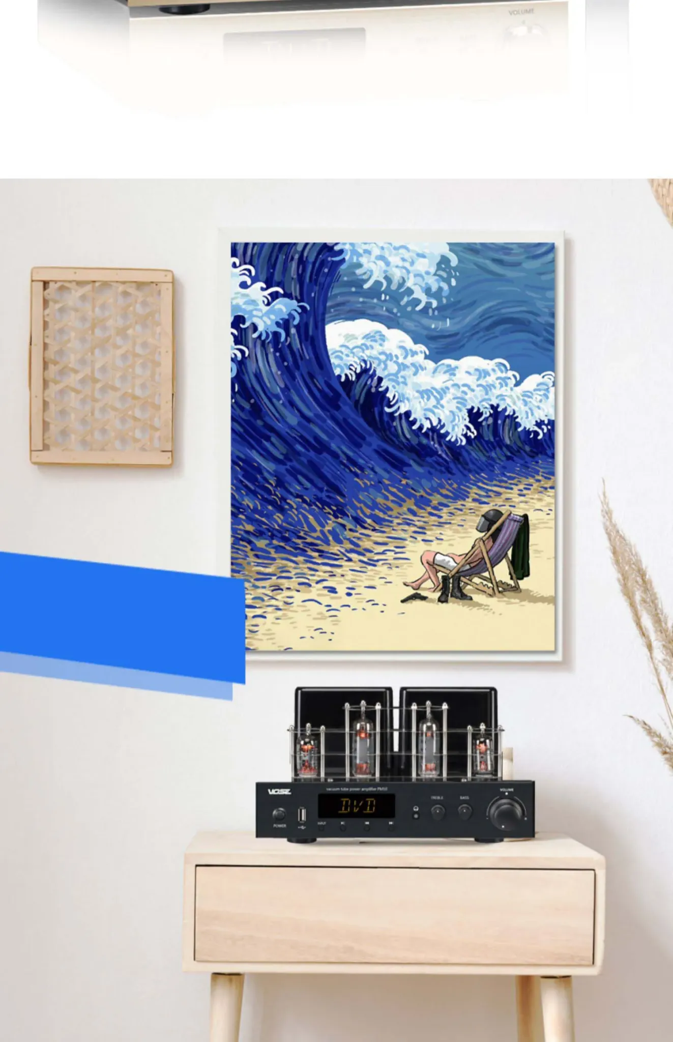 Nobsound PM50 Röhren-HiFi-Verstärker mit Bluetooth und Subwoofer-Ausgang