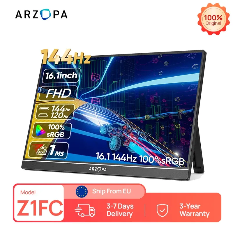 ARZOPA Z1FC 16,1-Zoll Portable Gaming-Monitor