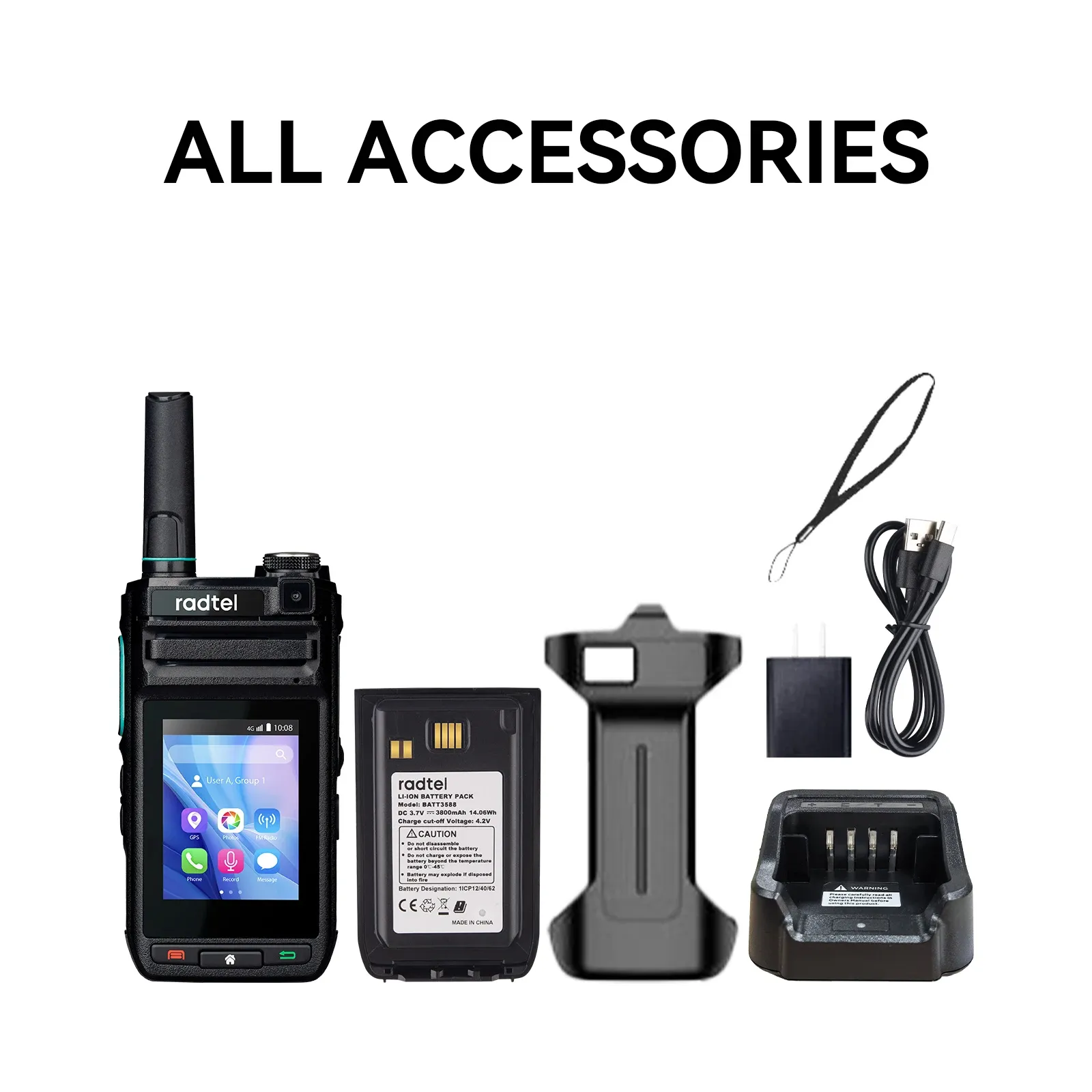 Radtel P88 Android PoC-Funkgerät mit Dual-SIM und GPS