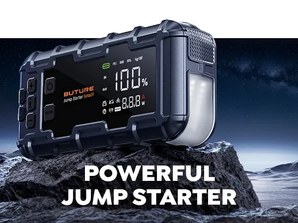 Multifunktions-Starthilfe mit Kompressor und 45W-Laden